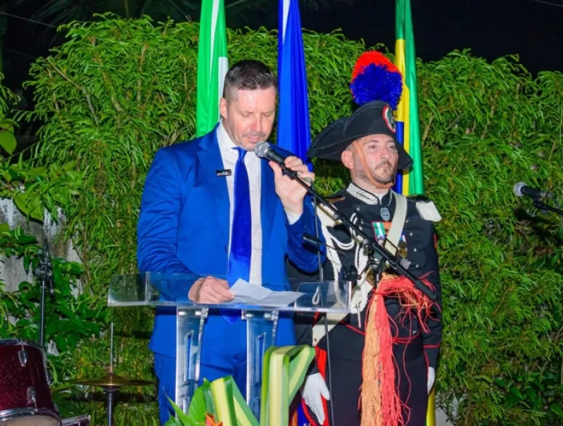 Stefano Moscatelli lors de son allocution. © DR