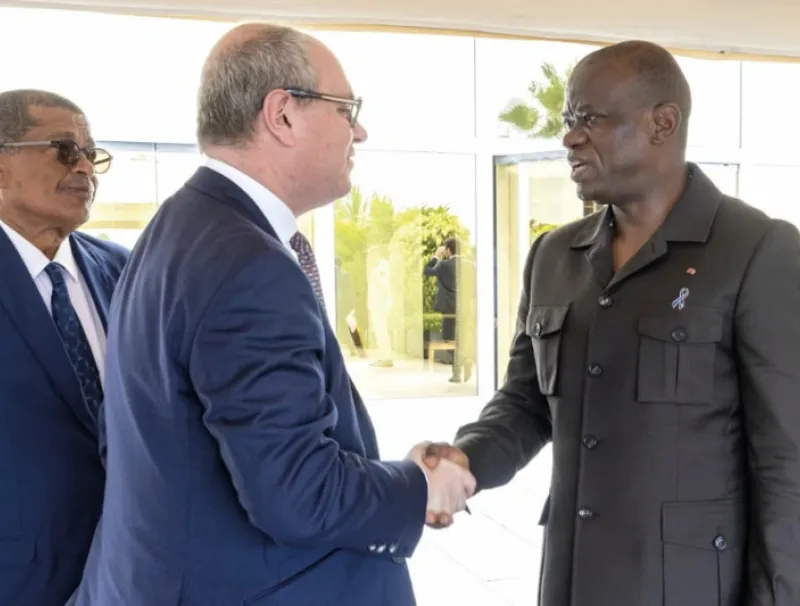 Oligui Nguema échange avec le directeur général du groupe Eramet