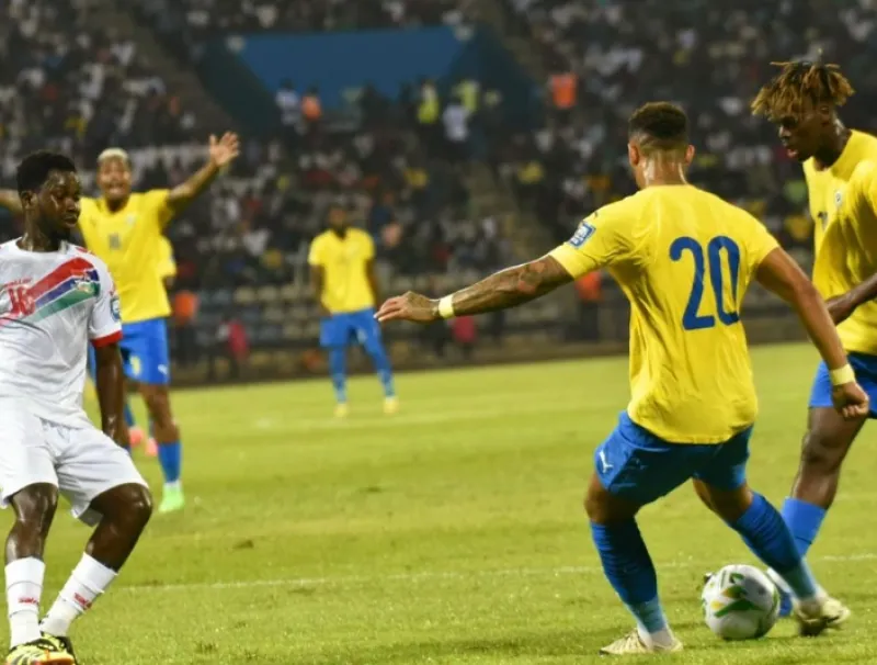 Match Gabon-Gambie à Franceville. © DR