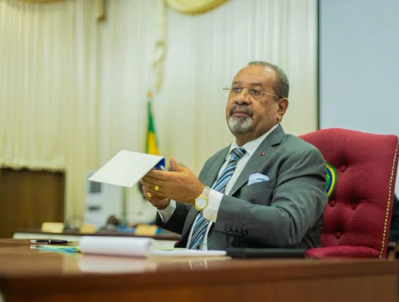 Guy-Bertrand Mapangou, président du Conseil Economique, Social, Economique, Environnemental et Culturel