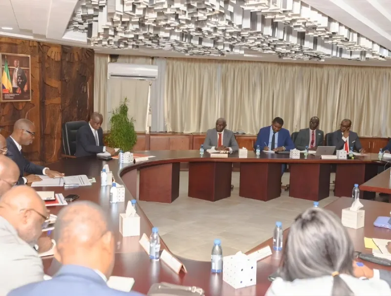 Hermann Immongault, vice-président du gouvernement gabonais