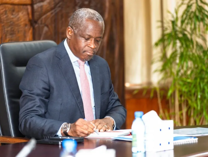 Hermann Immongault, vice-président du gouvernement gabonais