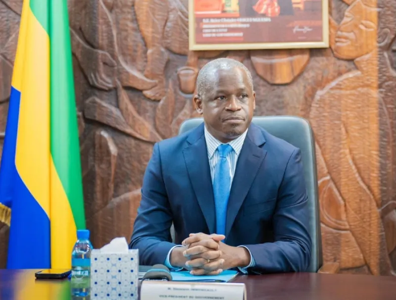 Hermann Immongault, vice-président du gouvernement gabonais