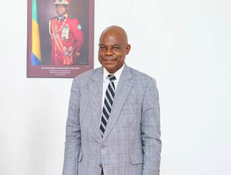 Ibrahim Tsendjiet Mboulou, président de l'Organisation gabonaise des consommateurs