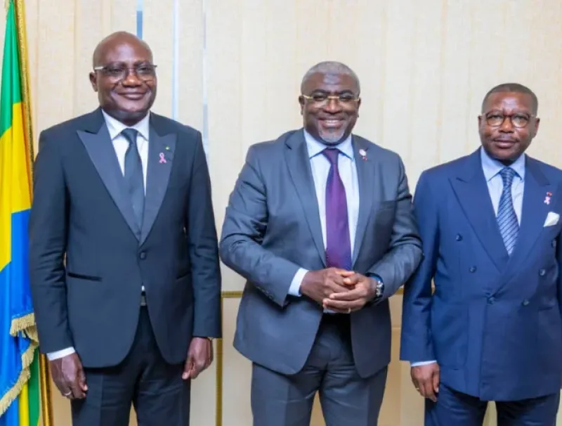 Lambert Mouvinde Millot et Edgard Moukoumbi