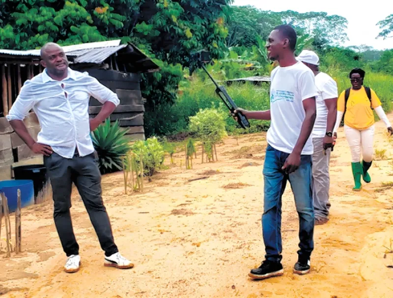 La mission du RGPL sillonnant des coins reculés de la province du Moyen-Ogooué