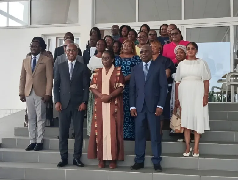 Participants à l’atelier de sensibilisation sur la santé au travail