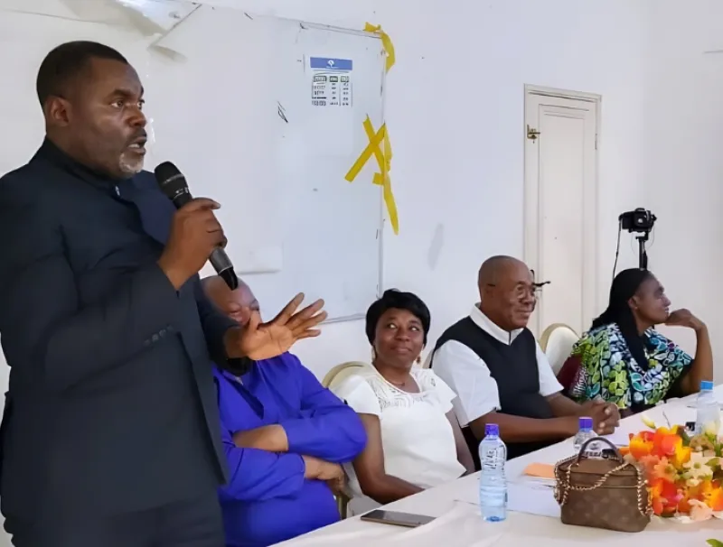 Pierre Mintsa, représentant de la société civile