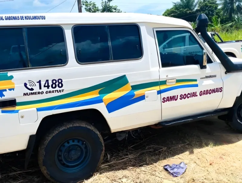 Ambulance du Samu social gabonais