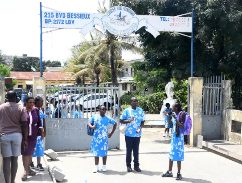 Quelques élèves du lycée Immaculée conception.