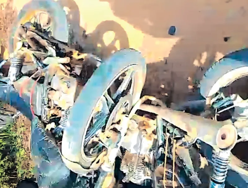 Collision de motos à Ndangui