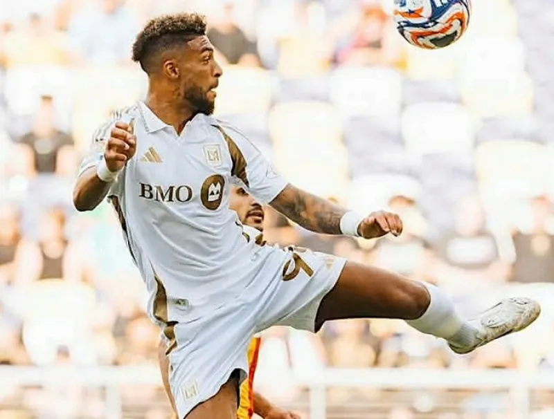 Denis Bouanga, l’attaquant gabonais du Los Angeles FC lors de la coupe du monde des clubs 2025. © DR