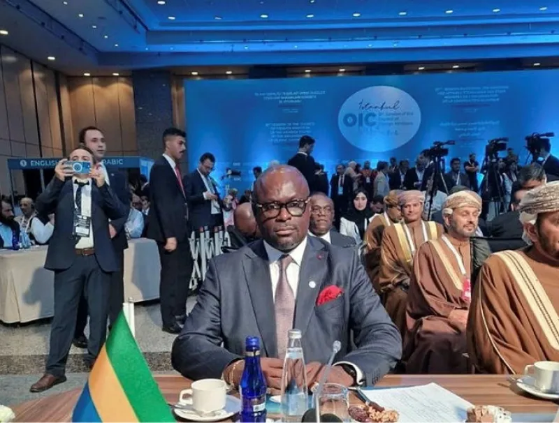 Le ministre des Affaires étrangères participant aux travaux de l’OC.I. © DR