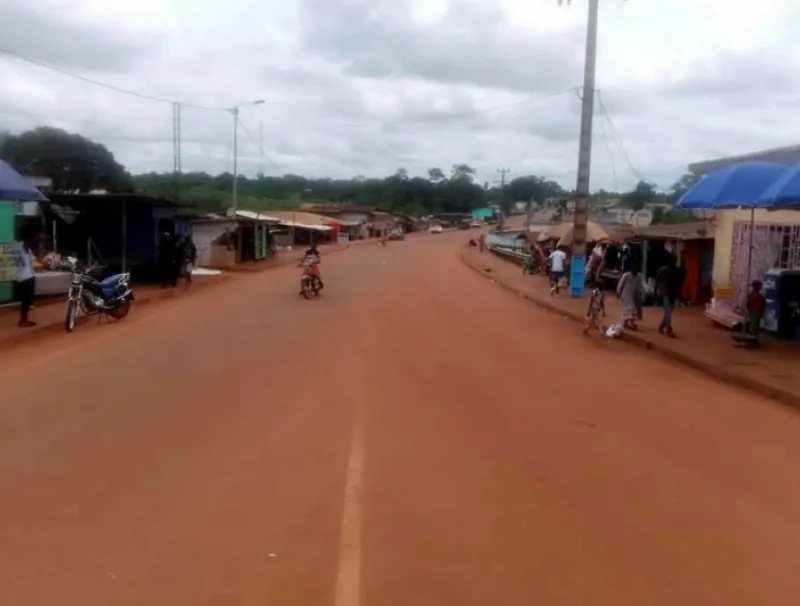 Un pan de la ville de Lébamba. ©Belzahs Aymar MAMBELA