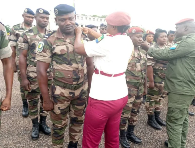 Les promus de l'armée de Terre ont porté leurs nouveaux galons | Nadège Ontounou