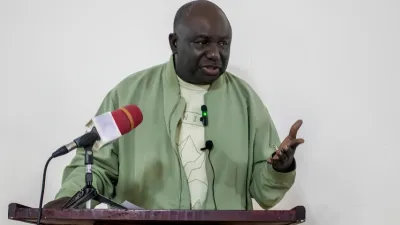 Jean Rémi Yama, président du Parti national pour le travail et le progrès (PNTP) 
