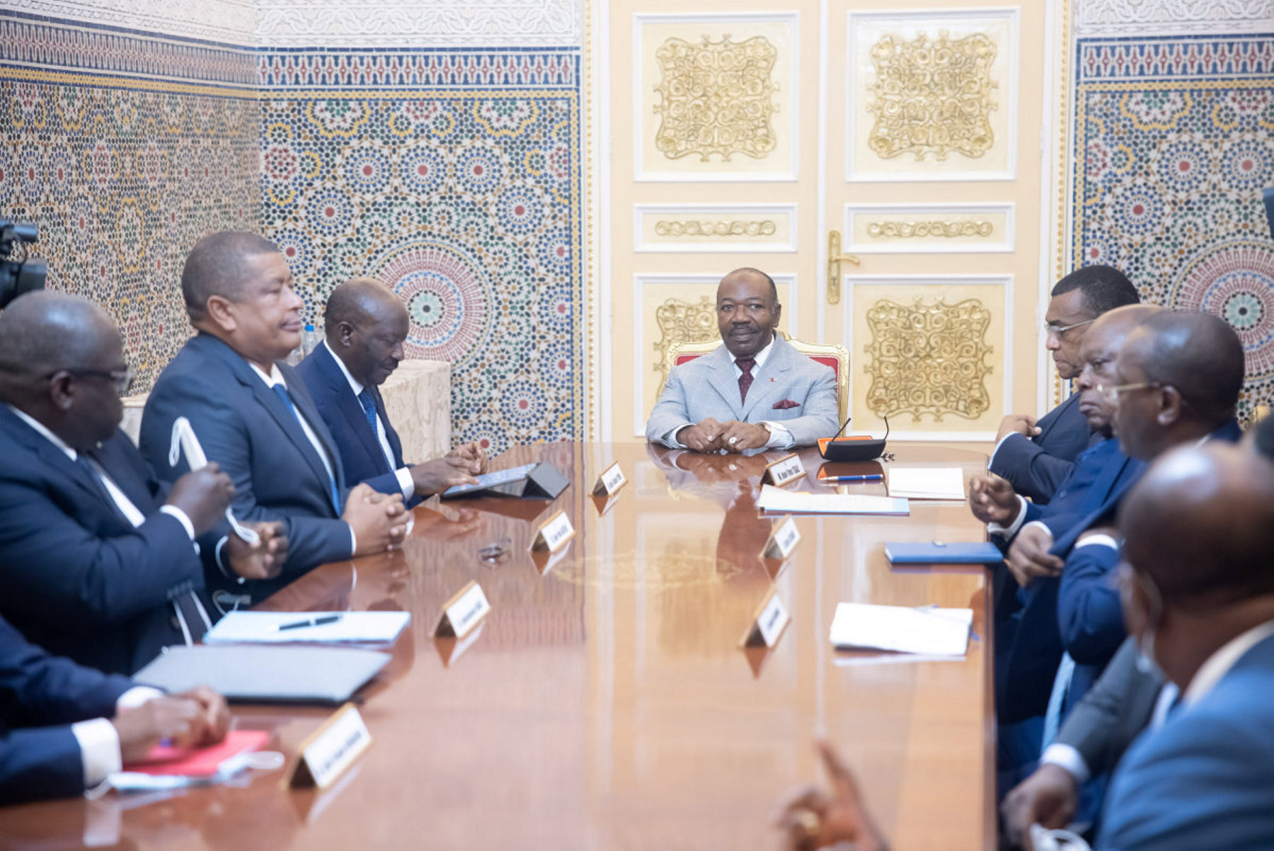 La nouvelle équipe de la CPG chez Ali Bongo Ondimba