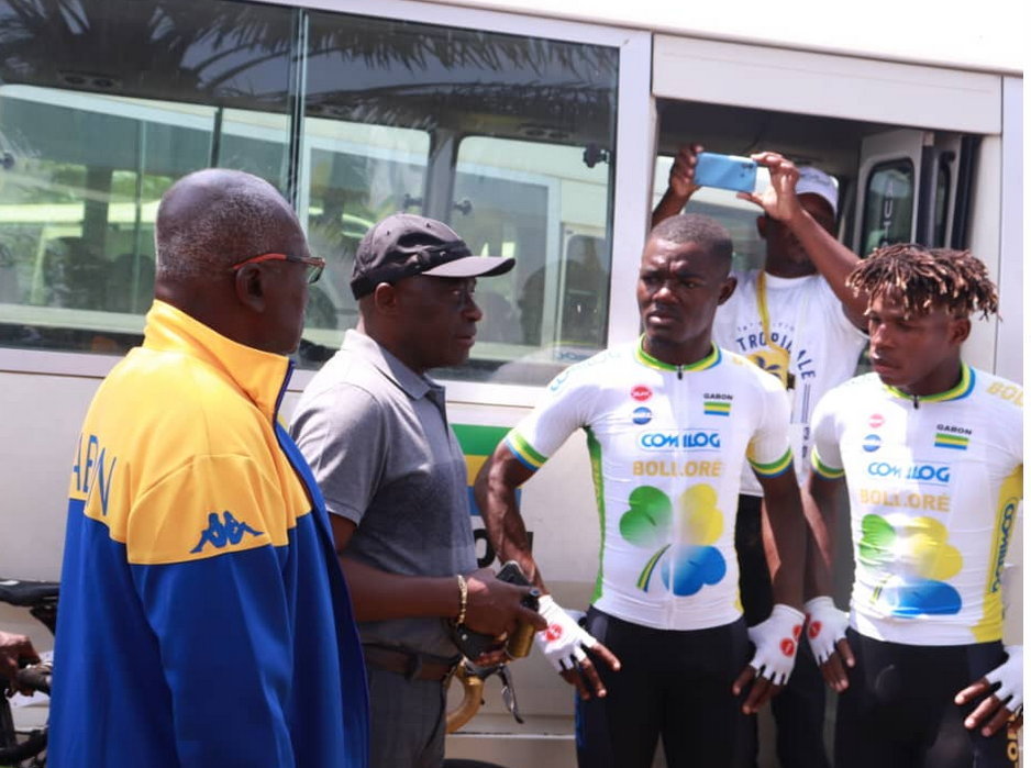 Pierre-Alain Mounguengui promet de soutenir les coureurs gabonais