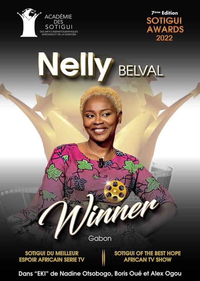 Sotigui : la gabonaise Nelly Obono Belval est la  Meilleure espoir africain série TV 
