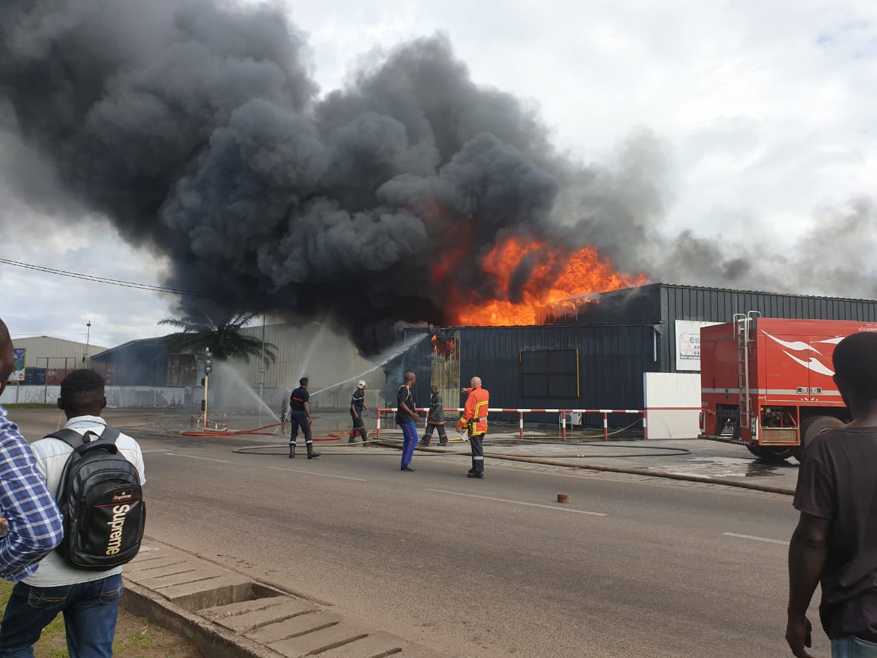 Port-Gentil : des pertes énormes dans l'incendie de Centr’Affaires