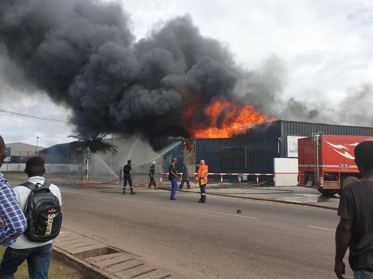 Port-Gentil : des pertes énormes dans l'incendie de Centr’Affaires