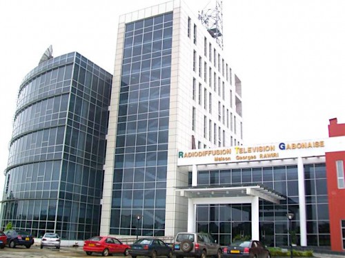 Le bâtiment du Groupe Gabon Télévisions