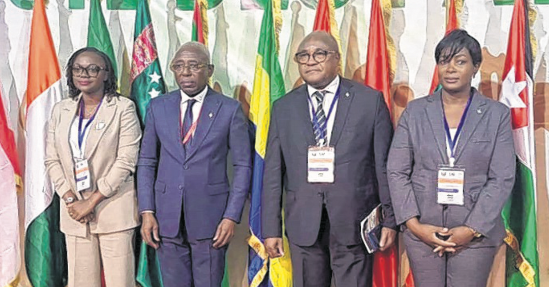 La délégation gabonaise à la 18è Conférence de l’OCI-UPCI à Abidjan.