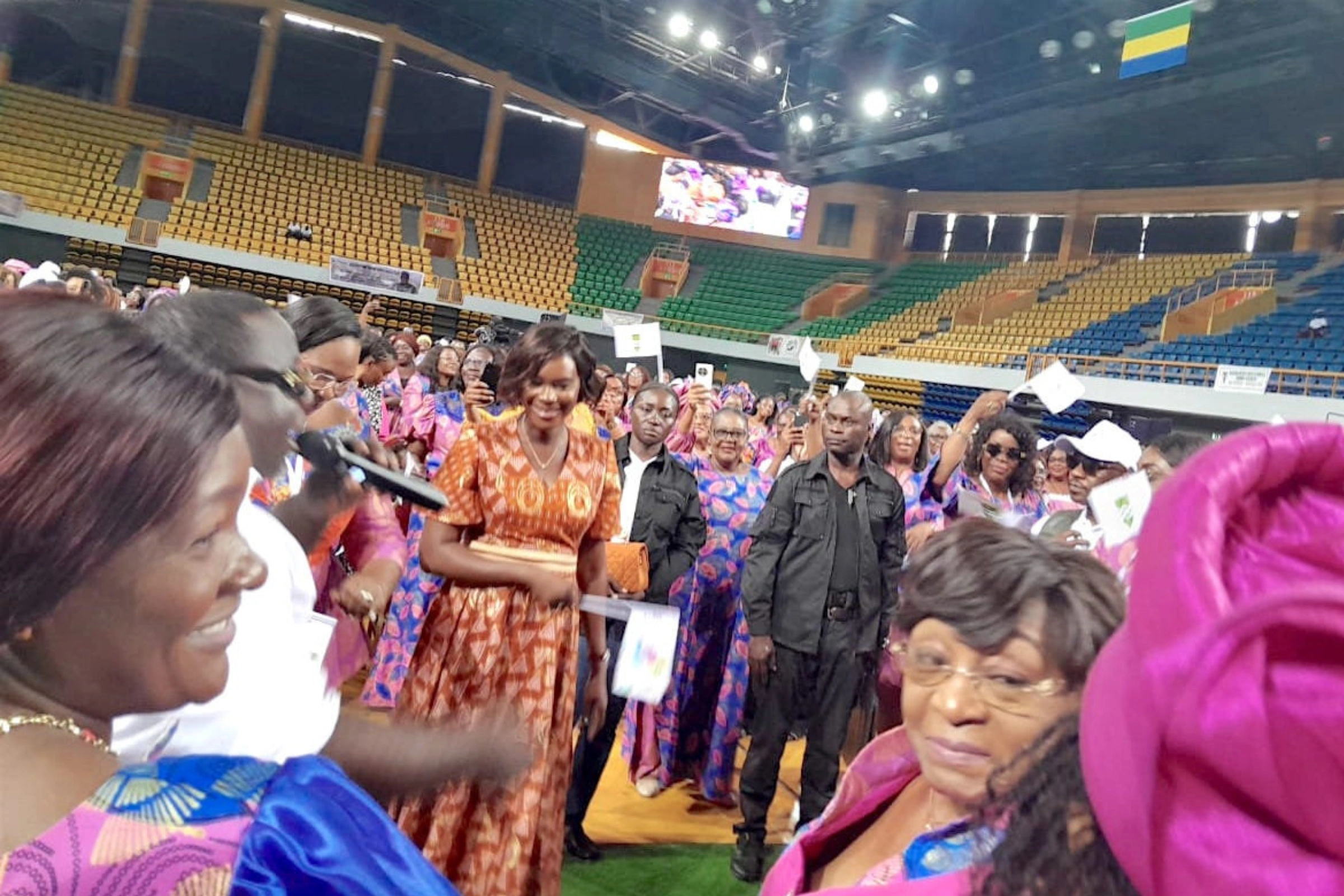 Une phase de la sortie officielle de l’AFGN samedi dernier au Palais des Sports.