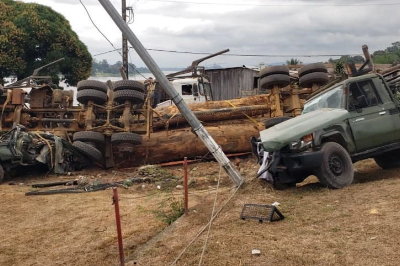 Accident de circulation à Lambaréné