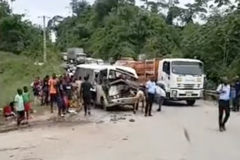 Accident à Ndjolé. © DR