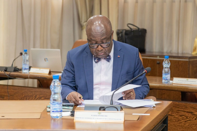 Adrien Nguema Mba, Ministre de l’Intérieur, de la Sécurité et de la Décentralisation 