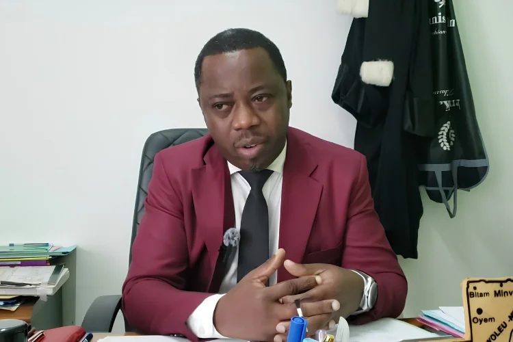 Alec Patrick Ibinga faisant le point sur le drame de Medang- Nkoghe.