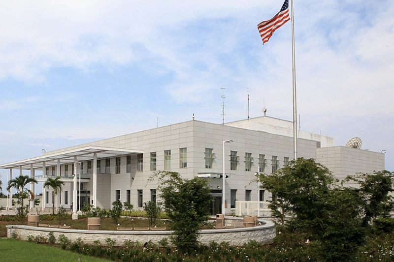 Le siège de l’ambassade des États-Unis à Libreville
