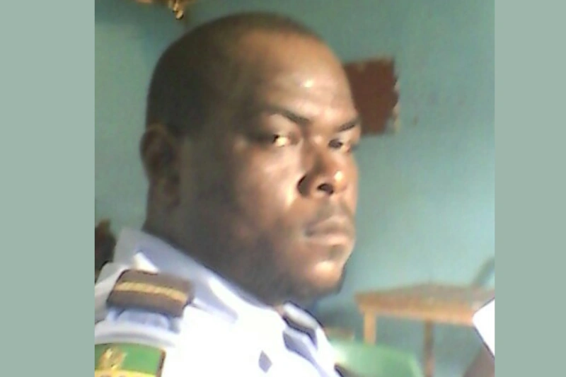 Le brigadier-chef Anicet Pendi Pend