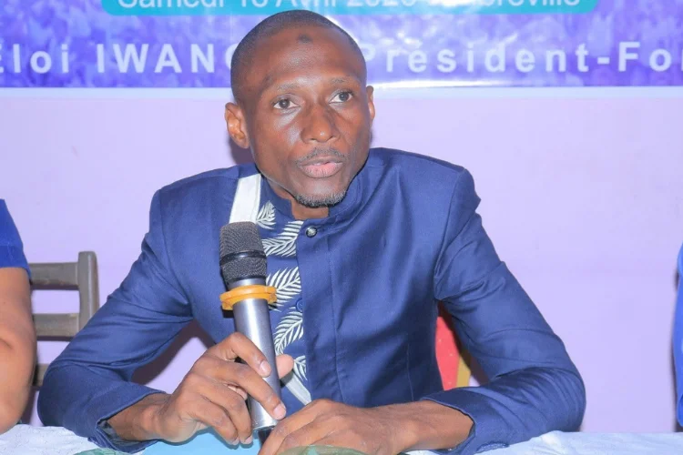 Ariel Éloi Iwangou-Iwangou, le président du PRD