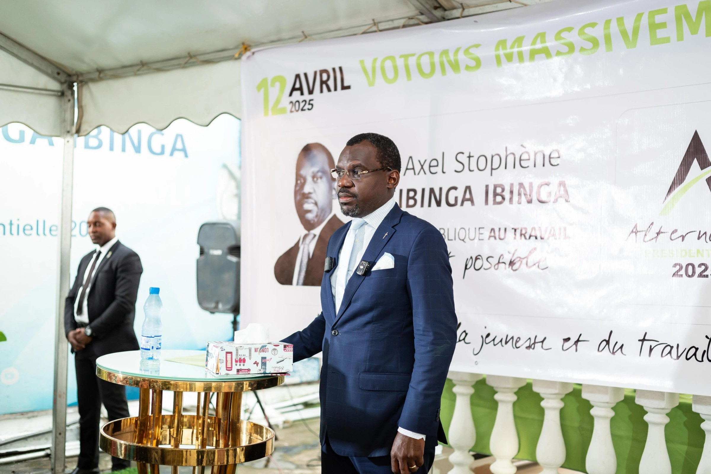 Axel Stophène Ibinga Ibinga candidat battu a félicité le vainqueur Oligui Nguema.