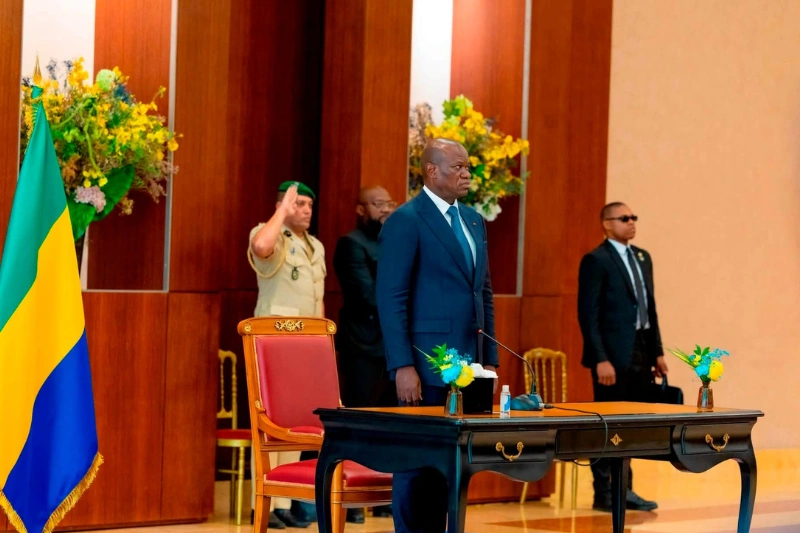 Brice Clotaire Oligui Nguema, président du Gabon 