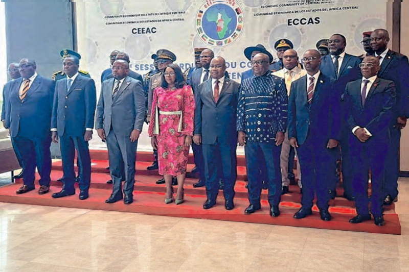 Travaux de la VIIIe session ordinaire du Comité technique spécialisé sur la défense, la sûreté et la sécurité (CTSDSS) de la Communauté des États de l'Afrique centrale (CEEAC).