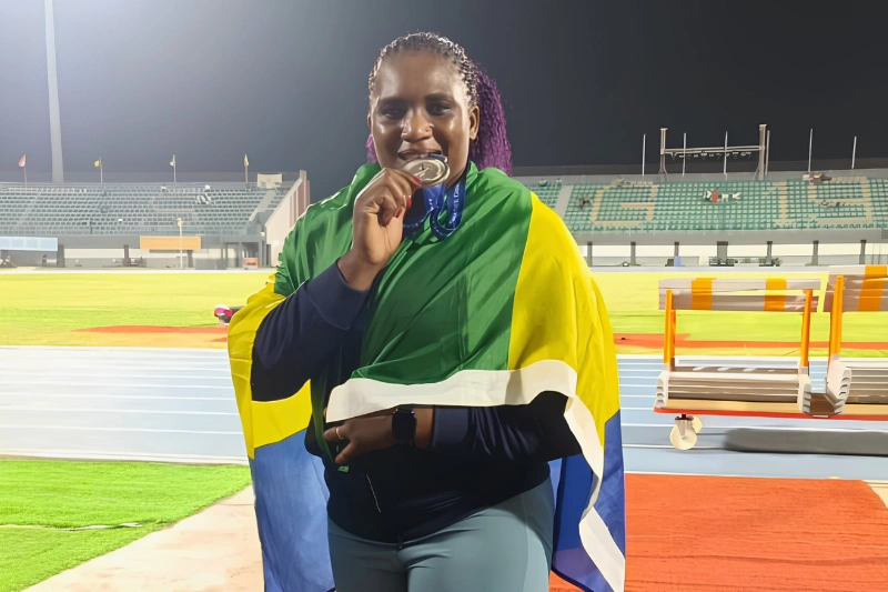 Championnat d'Afrique d'athlétisme seniors 2026: de l'argent et un record pour Carine Mekame Ndong