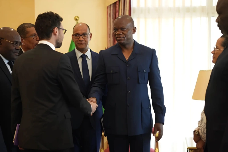 Reçu par le chef de l’Etat, le groupe Eramet a réaffirmé son engagement à accompagner le Gabon. © DR