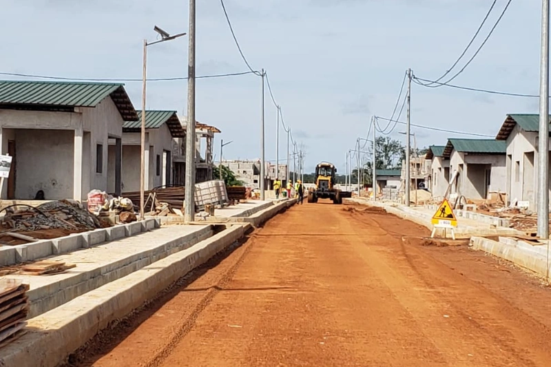 RSE : la cité Nzela-Bola prend forme à Lambaréné