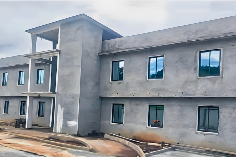 Lastoursville : les travaux du commissariat de police en bonne voie