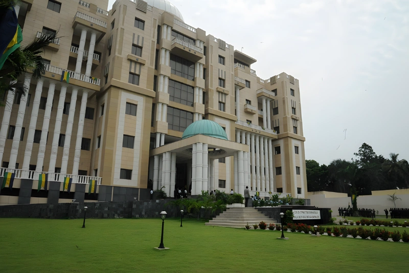 Le siège de la Cour constitutionnelle