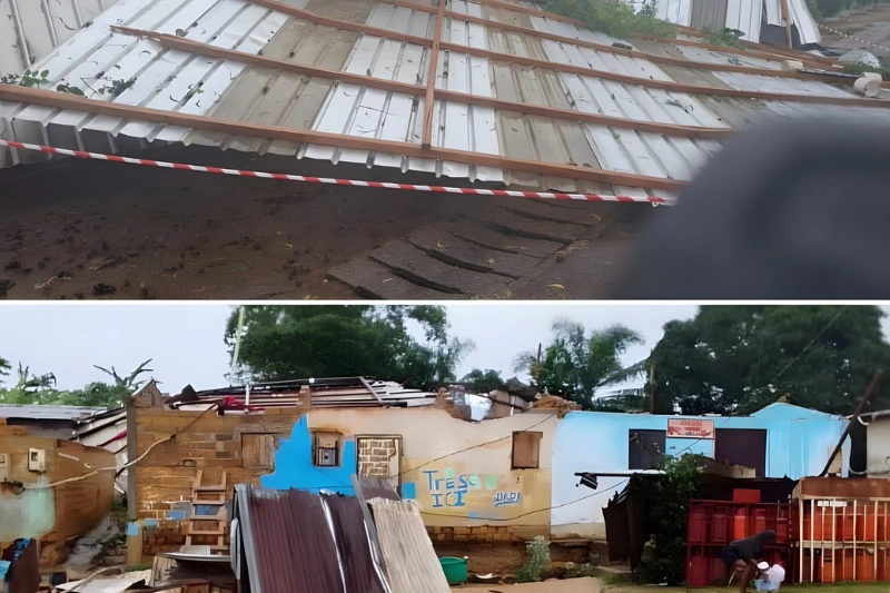 Pluie torrentielle : de nombreux dégâts à Port-Gentil et Tchibanga