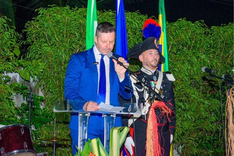 Stefano Moscatelli lors de son allocution. © DR