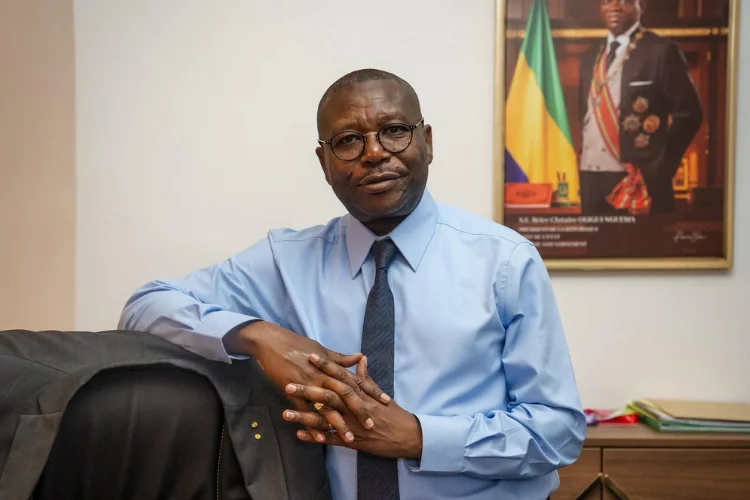 Edgard Moukoumbi, ministre de l'Intérieur, de la Sécurité publique et de la Décentralisation