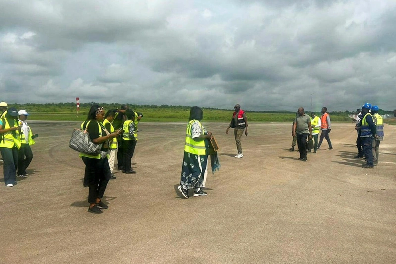 Tchibanga : des experts sur la piste du nouvel aéroport