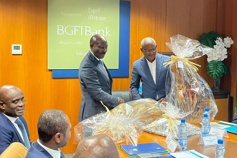 Henri-Claude Oyima (G) et Alain-Claude Kouakoua (D) | DR