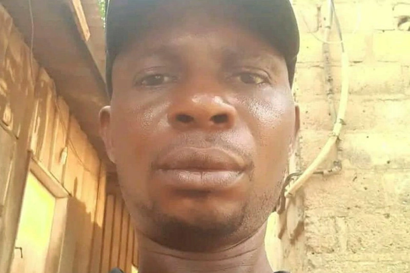 Gildas Chamba, victime d'accident de circulation au village Benguia-1 