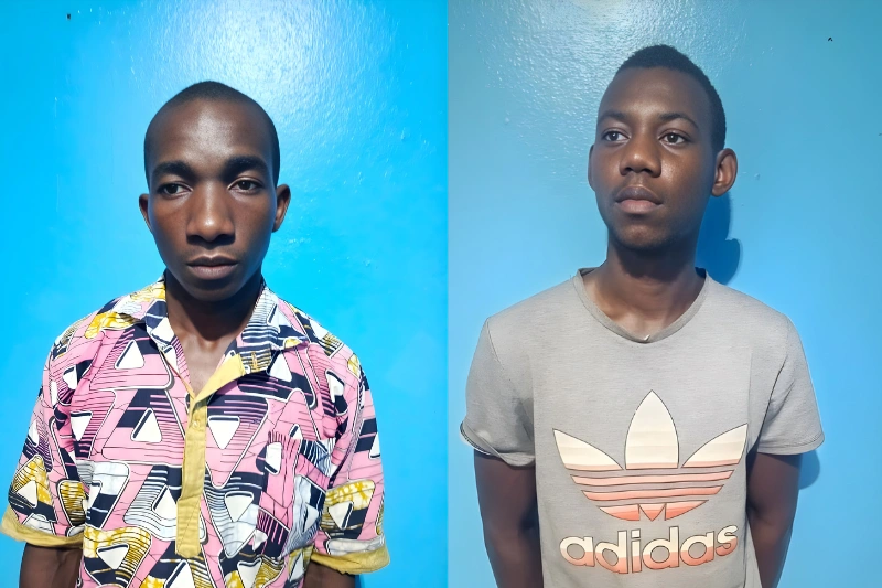 Gildas Ovono Ondo et Alain Eko’o Mvé, présumés voleurs